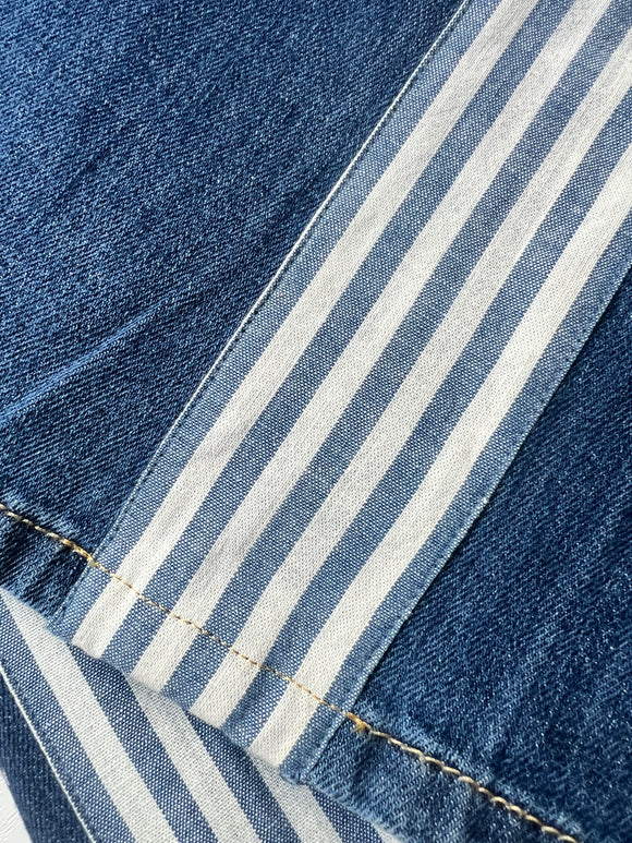 Denim Detailed with Stripes