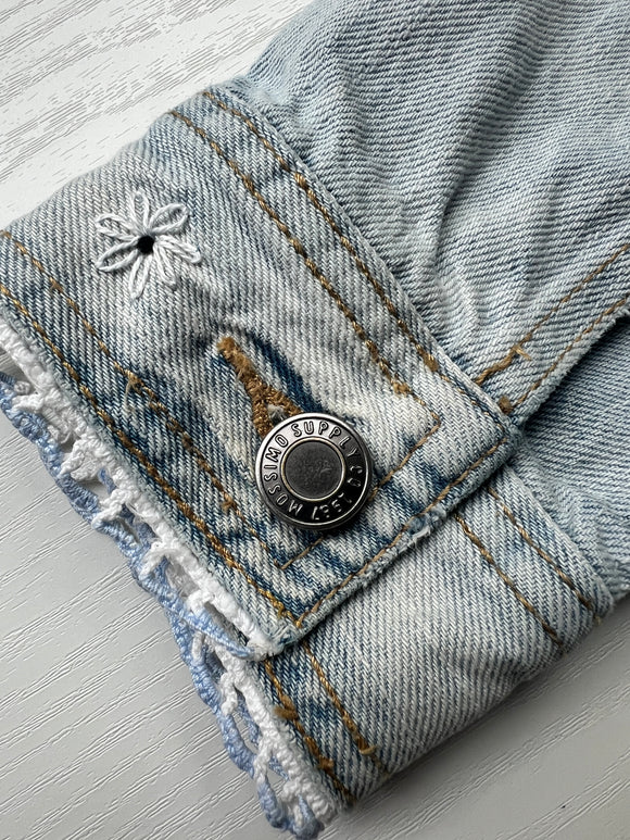 Light Denim Plus Linen & Crochet