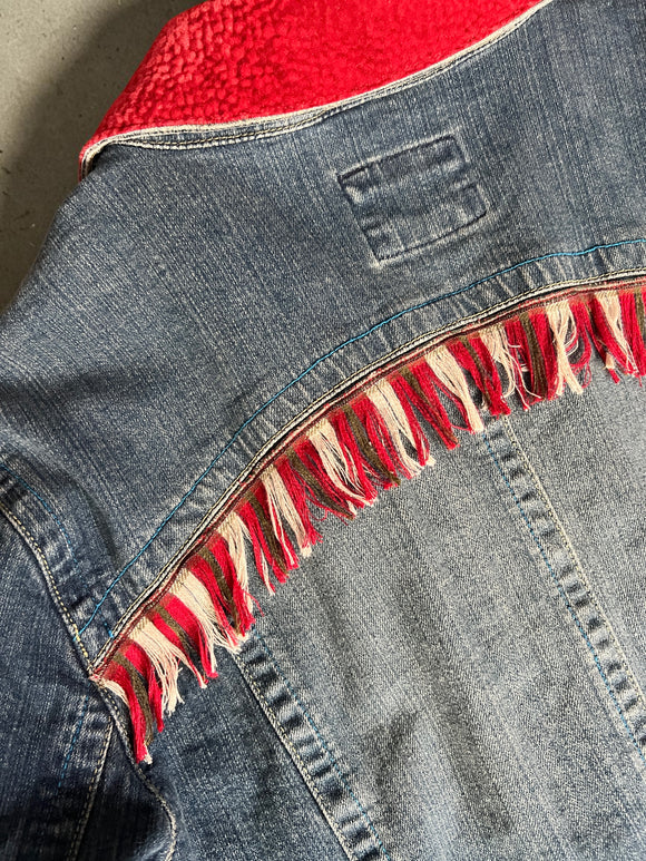 Red Plaid Plus Denim