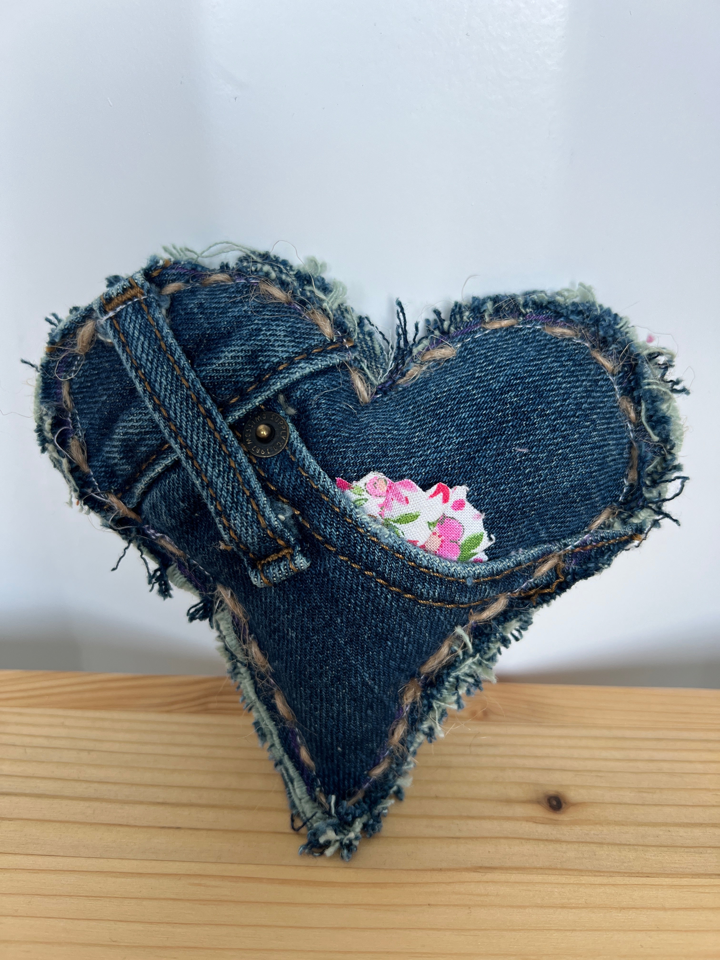 Buy denim-heart-w-pink-heart Easter &quot;Rascally&quot; Rabbits