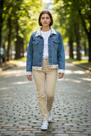 Denim Jacket Quilted Accents-3