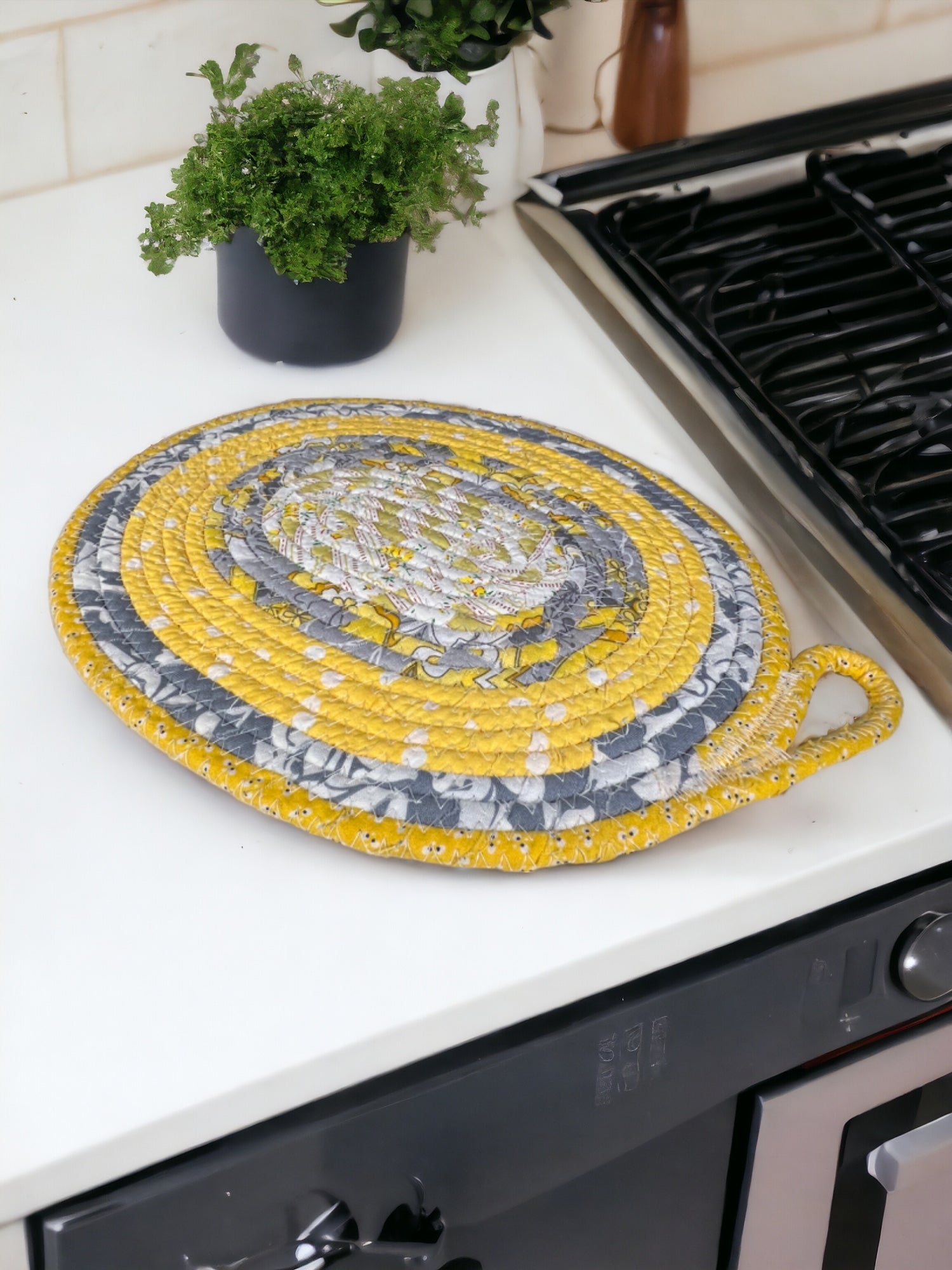 Buy yellow-grey-8x10 Trivets 8&quot;x10&quot;