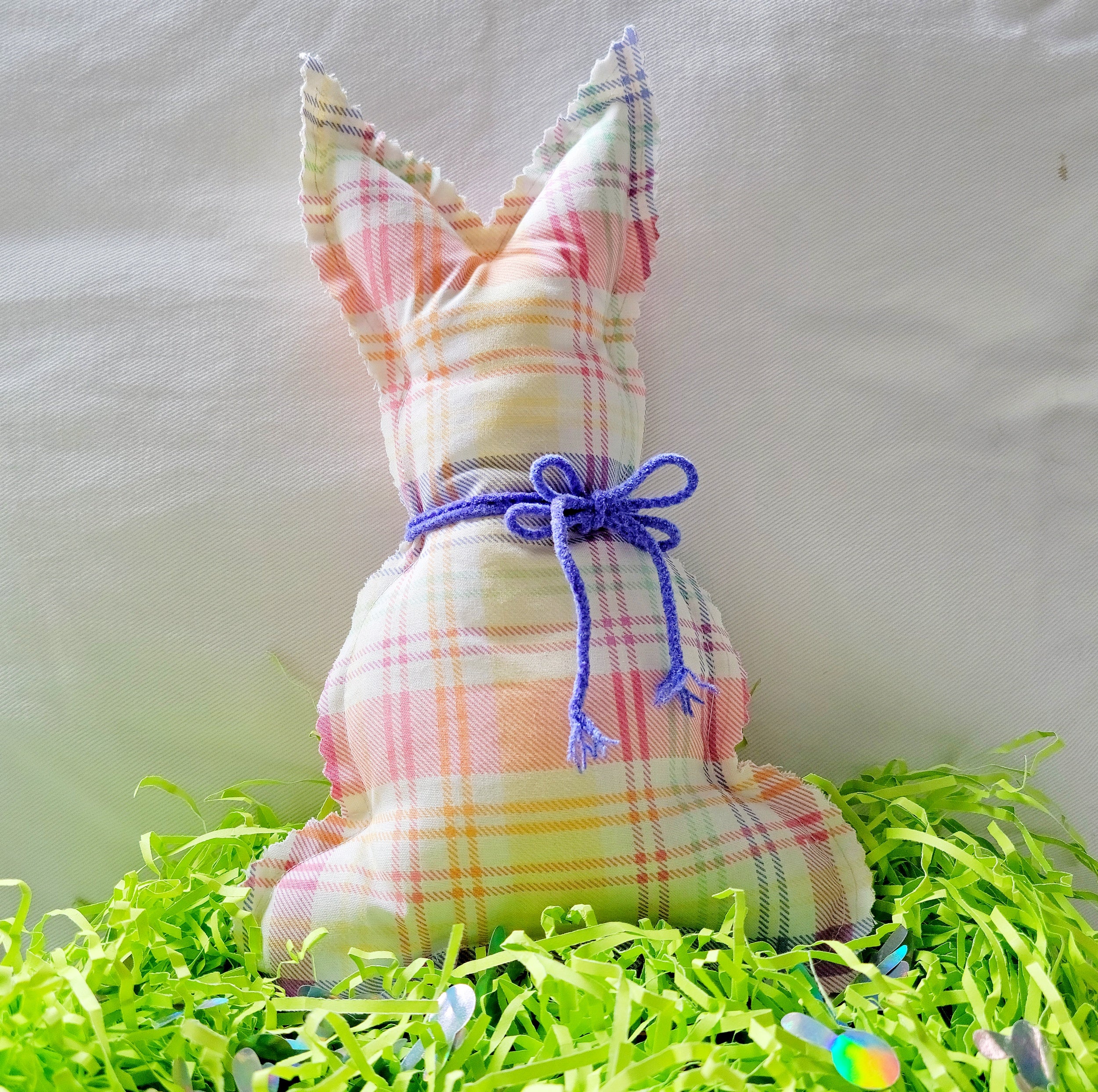 Buy pretty-plaid Easter Bunny Arrives 🐇