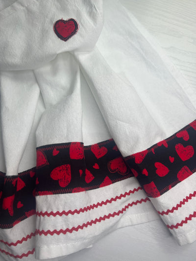 Kitchen Towels - Valentine's Day Adorable