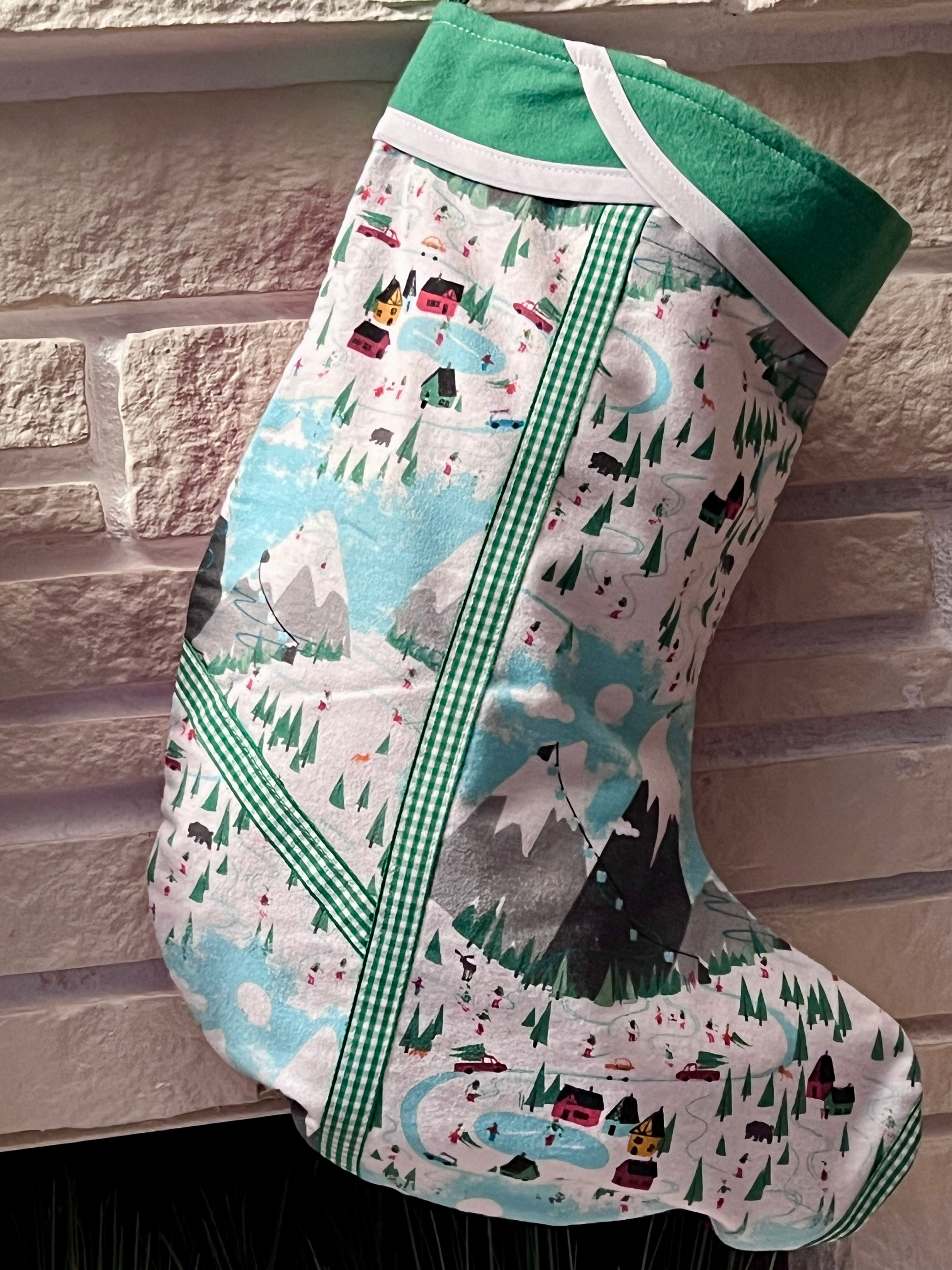 Buy a-winter-scene Christmas Stocking