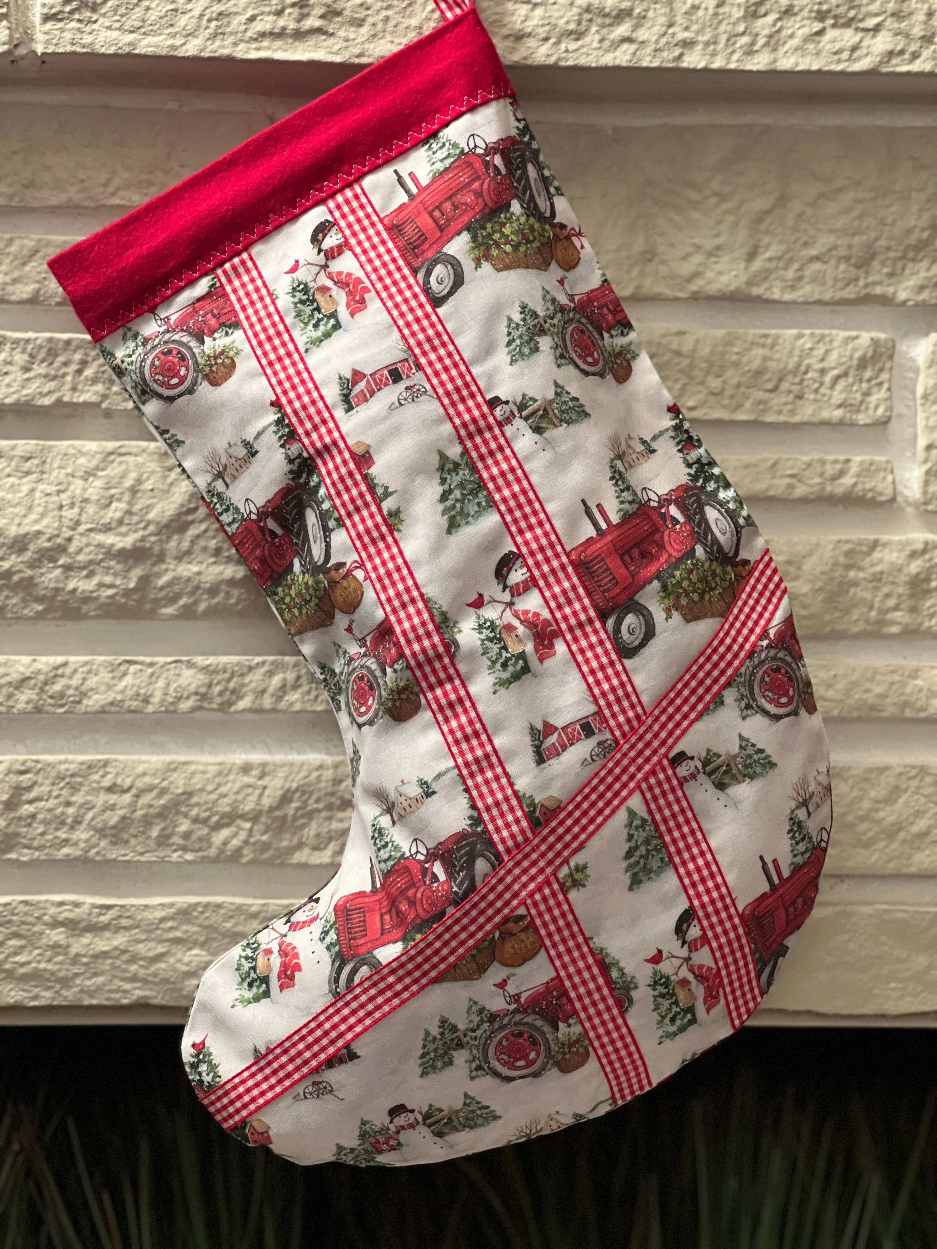 Buy christmas-tractors Christmas Stocking