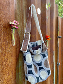 Purse - FUN! Geo Circles with Plush Strap-2