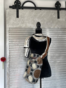 Purse - FUN! Geo Circles with Plush Strap-3