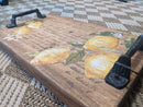 Lemon Script Wooden Tray-2