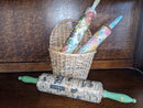 Decorative Rolling Pin-Vintage Green Handles-3
